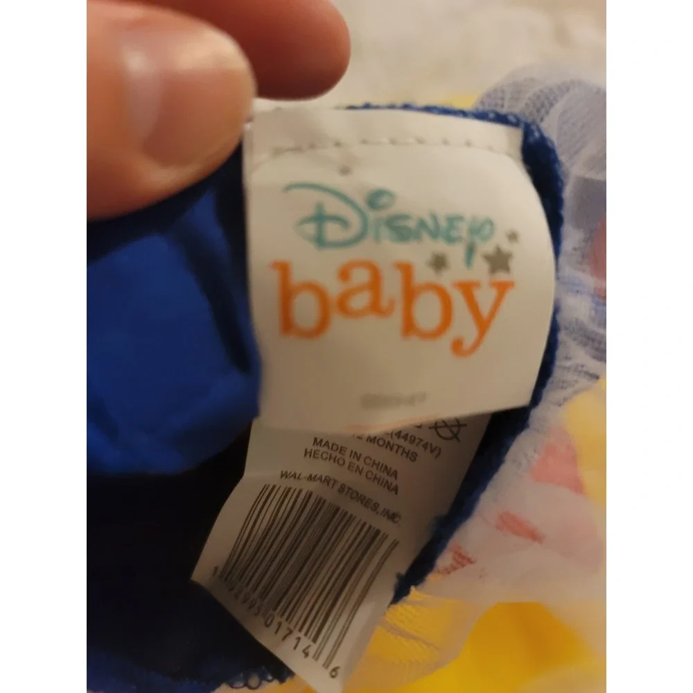 Disney Snow‎ White Baby Costume 6-12 Months Halloween Play Clothes